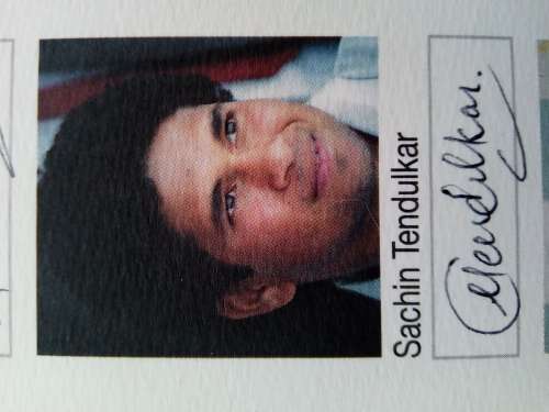 India Cricket Tour Team to South Africa - All original ink signitures