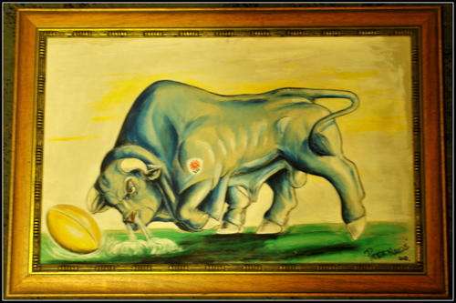 Blue Bull Painting