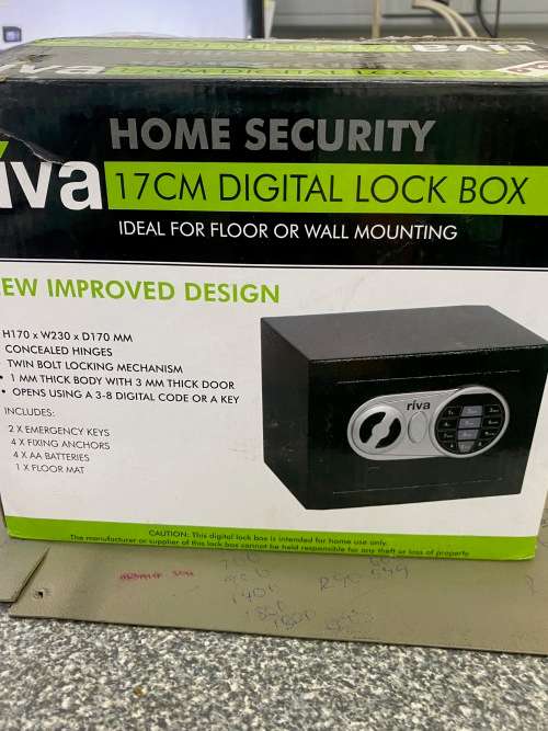 Riva 17cm Digital Lock Box