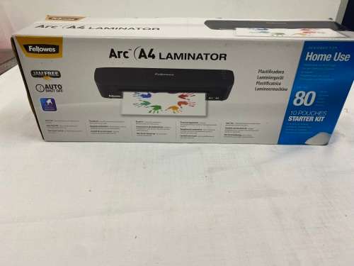 **BARGAIN BUY** DEMO FELLOWS ARC A4 LAMINATOR IN BOX -RETAILS @R1000 -GRAB IT@ JUST R499!!!!!