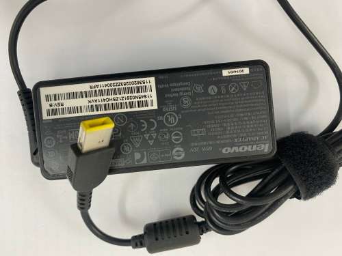 LENOVO SQUARE PIN  - YELLOW TIP CHARGER