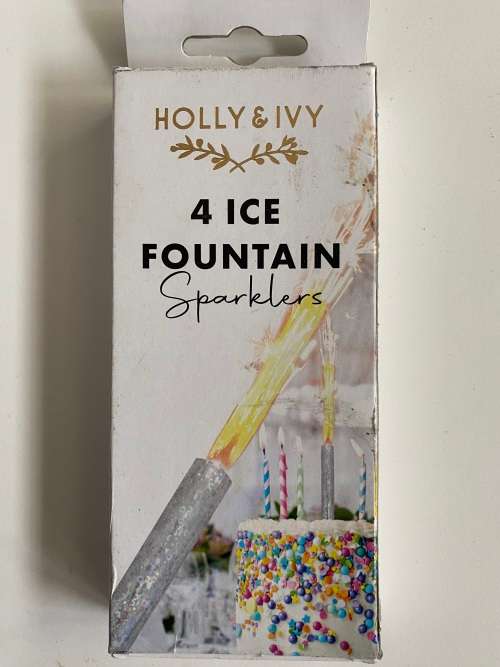 Holy & Ivy Ice Fountain Sparkler Candles