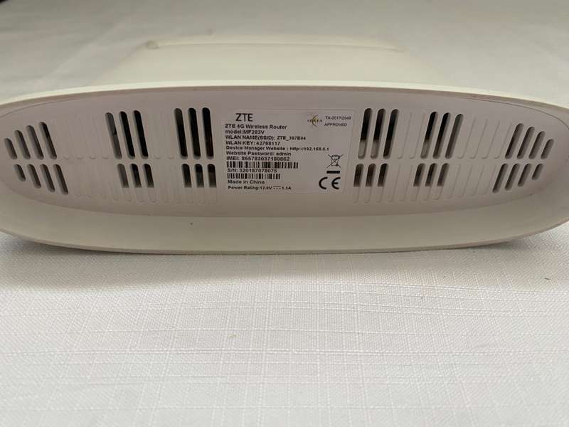 ZTE MF283 ROUTER