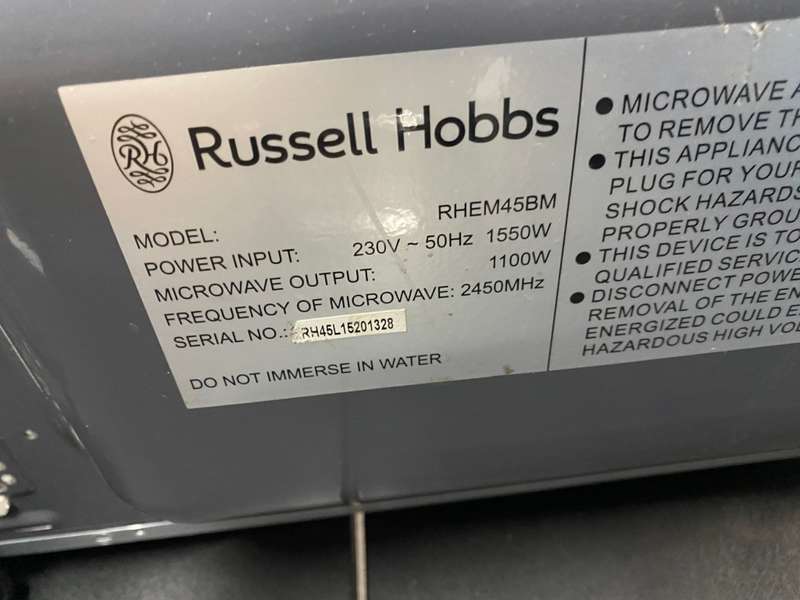 Russel Hobbs RHEM45BM Microwave Oven