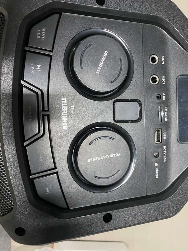 TELEFUNKEN dual 6.5`` party speaker TPS-650