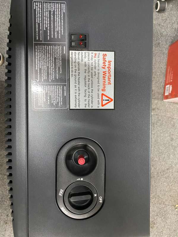 INFRARED RADIANT GAS & ELECTRIC DUAL INDOOR HEATER