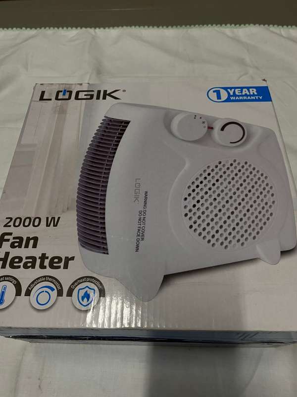 LOGIK 2000W FAN HEATER
