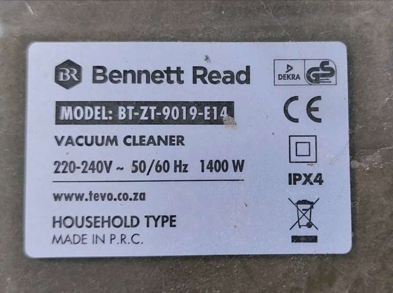 Bennett Read Wet/Dry Vacuum Cleaner