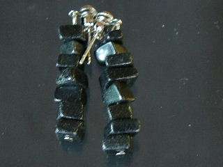 BLACK ONYX EARING 25MM.