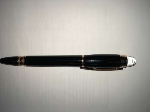 MontBlanc StarWalker Red Gold Resin Ballpoint Pen + Refills