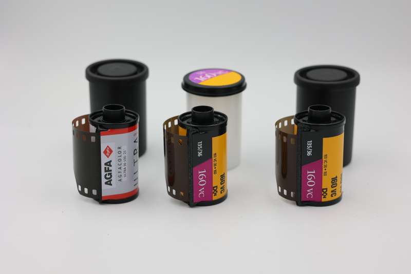3 x Expired 35mm film rolls