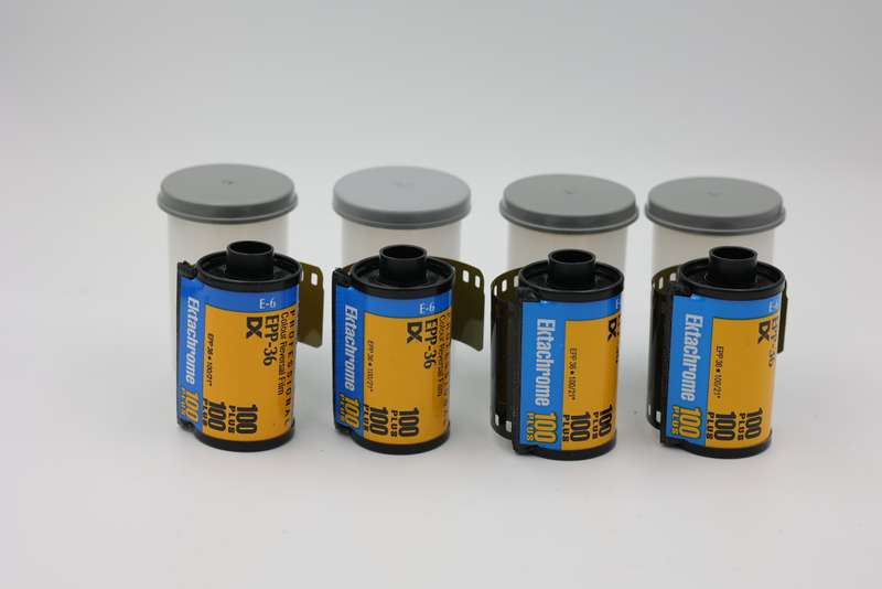 4 x Rolls of expired Kodak Ektachrome 100 plus 35mm slide film