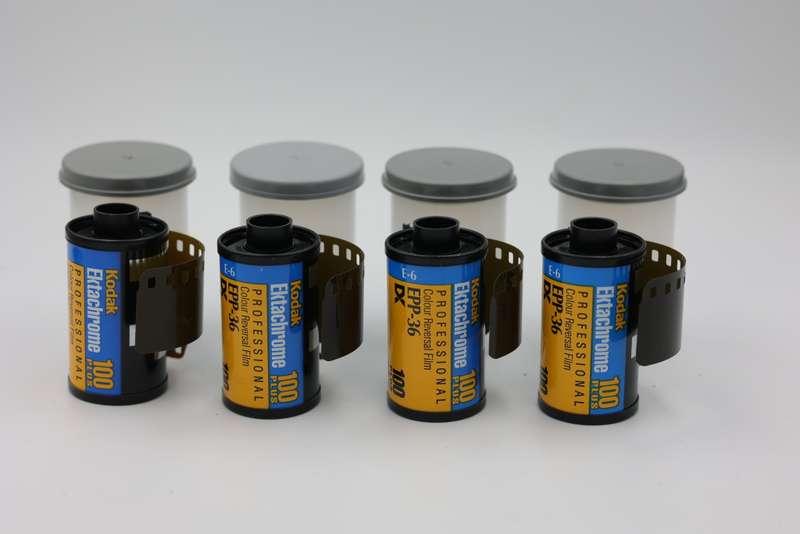 4 x Rolls of expired Kodak Ektachrome 100 plus 35mm slide film