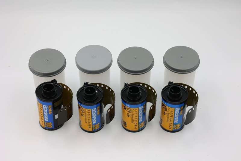 4 x Rolls of expired Kodak Ektachrome 100 plus 35mm slide film