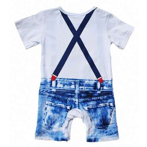 SUSPENDER / TIE DESIGN BABYGROW....