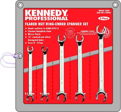 KENNEDY PROFESSIONAL METRIC FLARED NUT RING SET: 5 PIECE