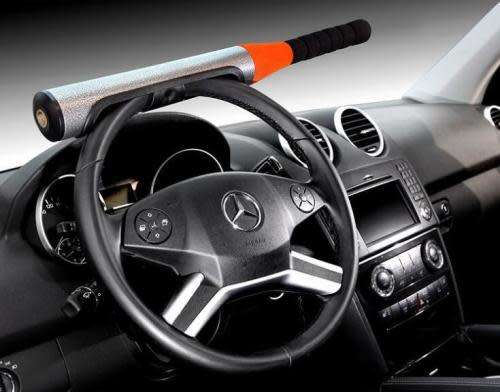 Baseball bat style unirvesal auto car,van,truck security defence,car anti theft steering wheel lock