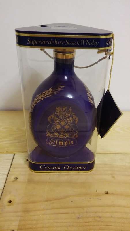 Haig Dimple Deluxe Scotch Whiskey in Ceramic Decanter