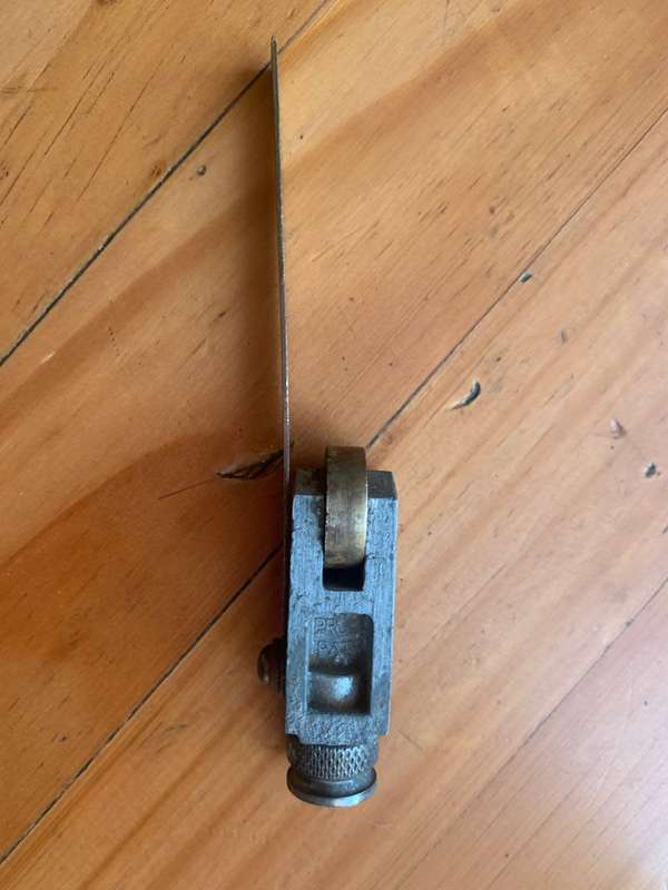 Vintage Stanley plane iron honing guide