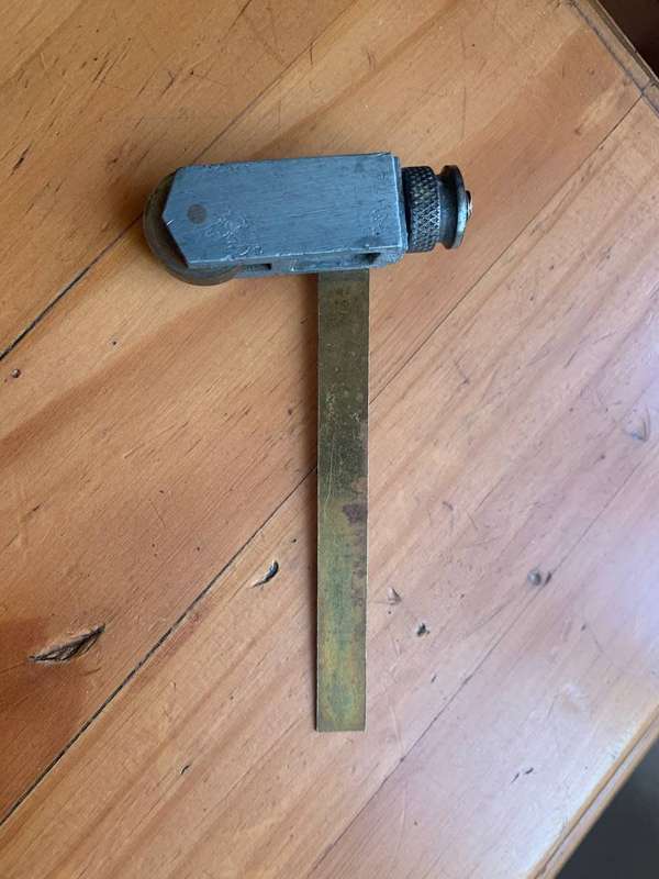 Vintage Stanley plane iron honing guide
