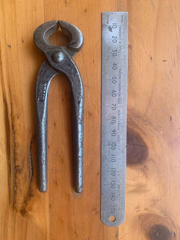Vintage Stahl end pliers / nippers
