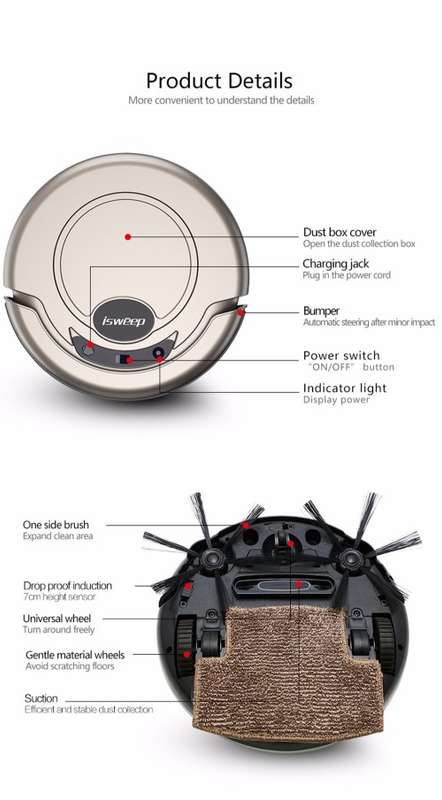 ISWEEP Robotic Vacuum cleaner (S320)