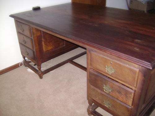 Massive Solid Wood Desk