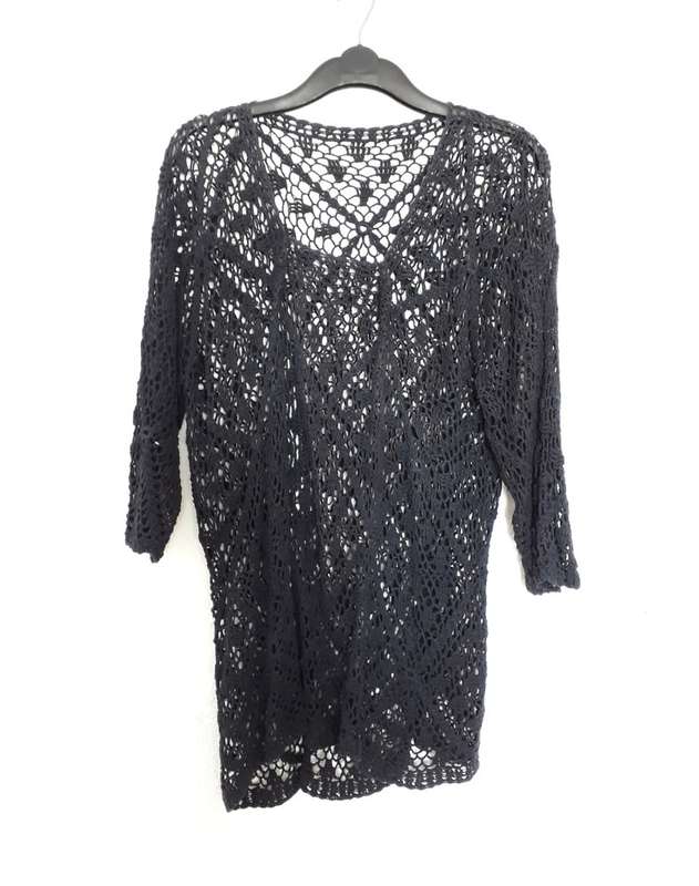 Women's Netted Top - Black