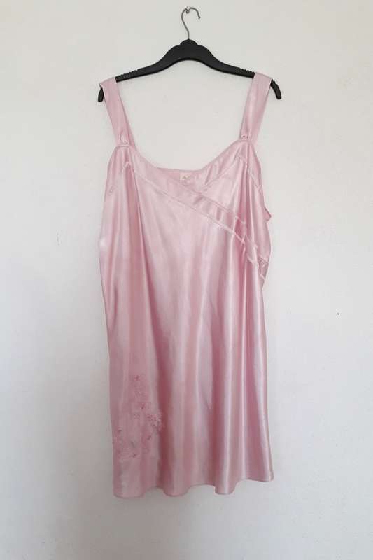Satin Nightie & Gown - Penny C - Pink