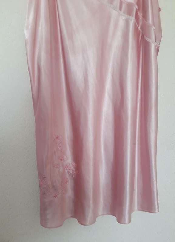Satin Nightie & Gown - Penny C - Pink