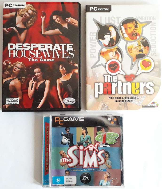 3 Game People Pack - Desperate Housewives, The Partners & SIMS