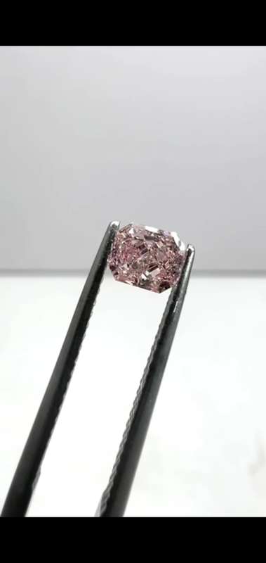 FANCY PINK 0.53CT VS2 LAB DIAMOND IGI CERTIFIED
