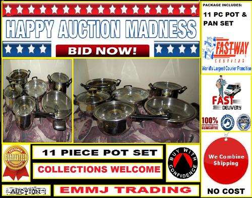 11 PCE POT & PAN SET