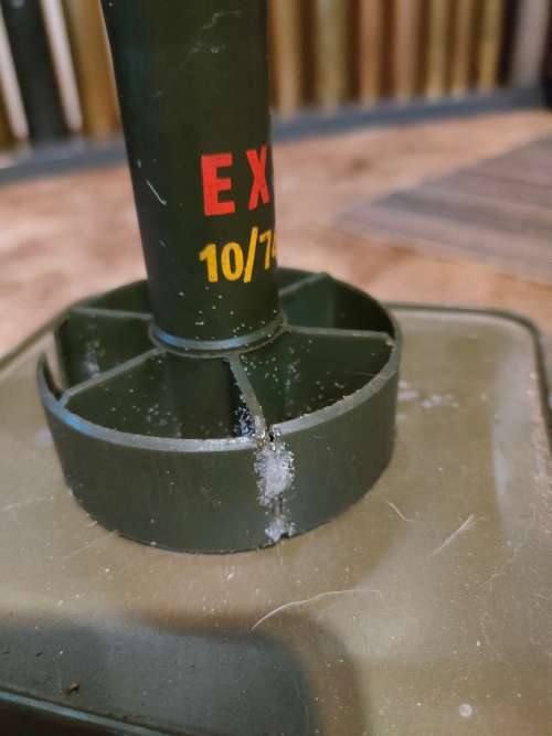 Shell of Rifle grenade practice