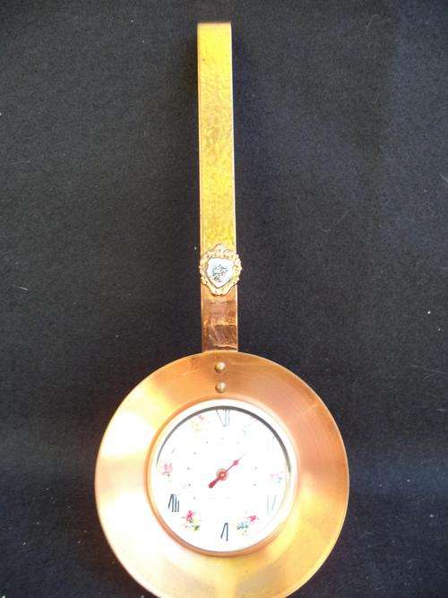 Stunning Copper Plated Hanging Thermometer