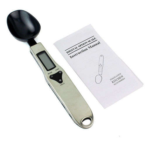 500g/0.1g Digital Kitchen & Lab Gram Electronic Measure Food Spoon Weight Scale