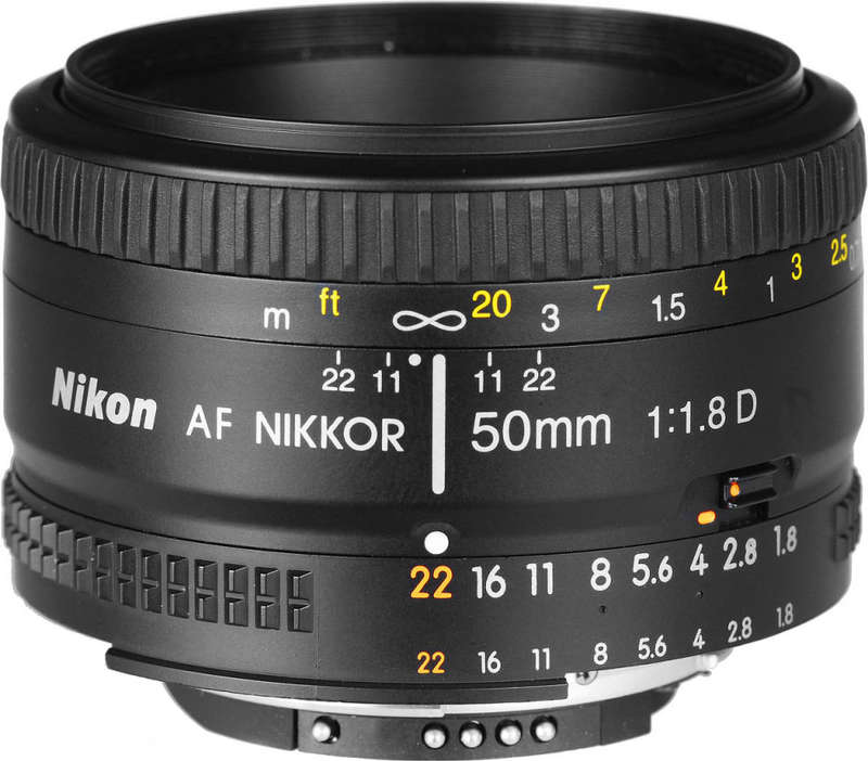 NIKON AF NIKKOR 50mm f1.8 D LENS - 10/10 - With Original Box