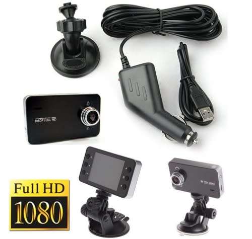 Vehicle BlacBox DVR Full HD 1080 Window Mount Front Facing Dash Cam