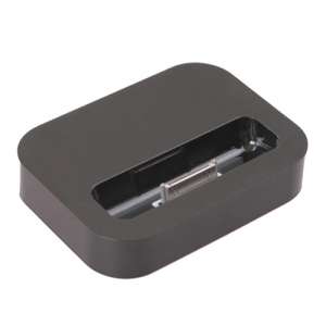 Desktop Charger & Docking Station for iPhone 4 /4S in Piano Black Finish