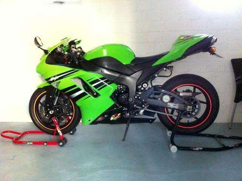 Paddock Stand Set: Front in Red and Rear in Black - Price for Set * Cape Town *