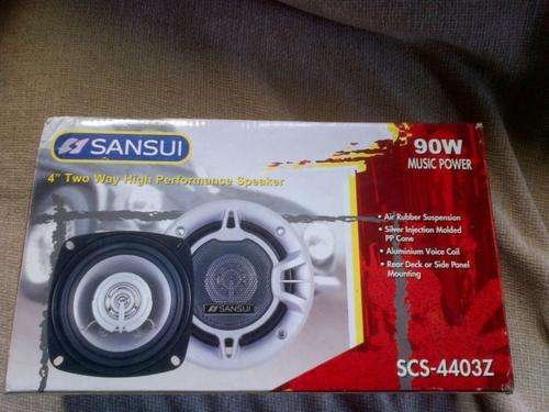 Sansui 90W 4inch Speakers - NEW