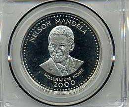 Millennium Icon Coin - Nelson Mandela  (Reduced to Go !!!)