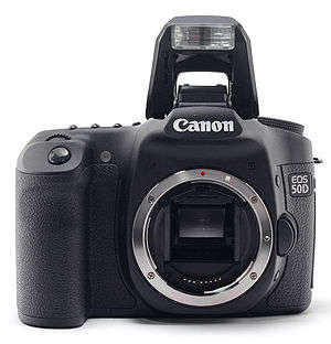 Canon 50D with box and accessories including two batteries