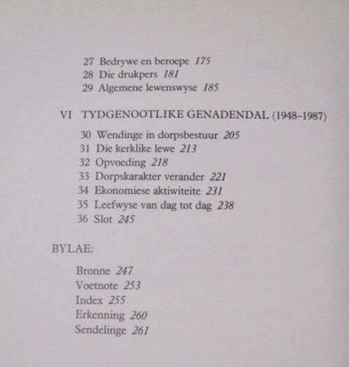 DIE GESKIEDENIS VAN GENADENDAL 1738-1988
