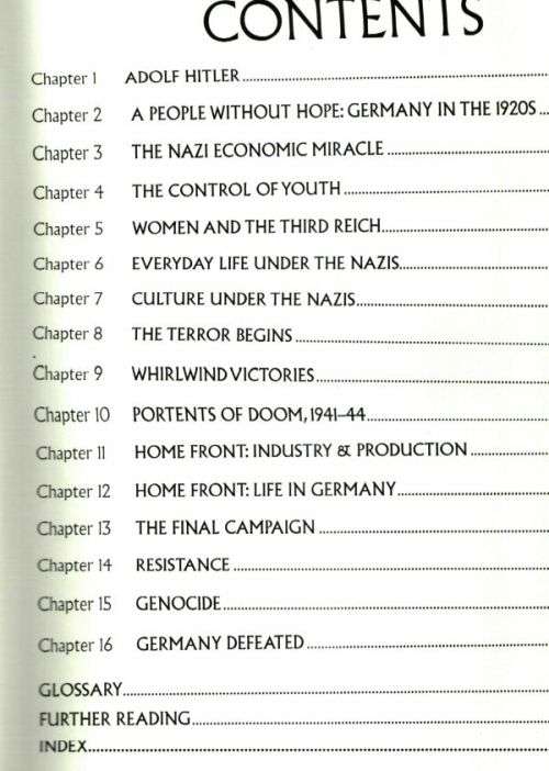INSIDE HITLER'S GERMANY Life Under the Third Reich By M Hughes & C Mann
