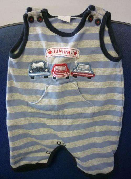 SUMMER BABY GROW - SLEEVELESS - SHORT LEGS - AGE 0-3 MONTHS