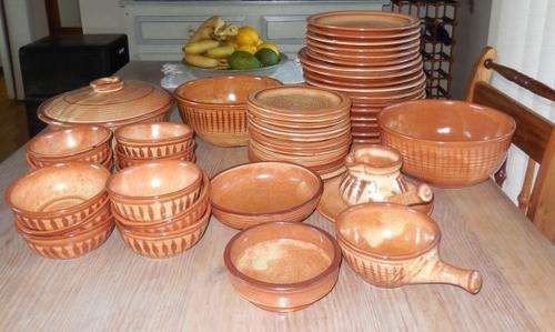 LIEBERMANN POTTERY DINNER SERVICE