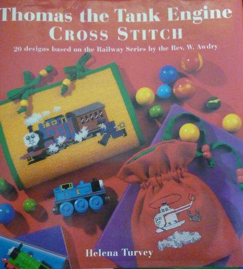 THOMAS THE TANK ENGINE CROSS STITCH.By Helena Turvey