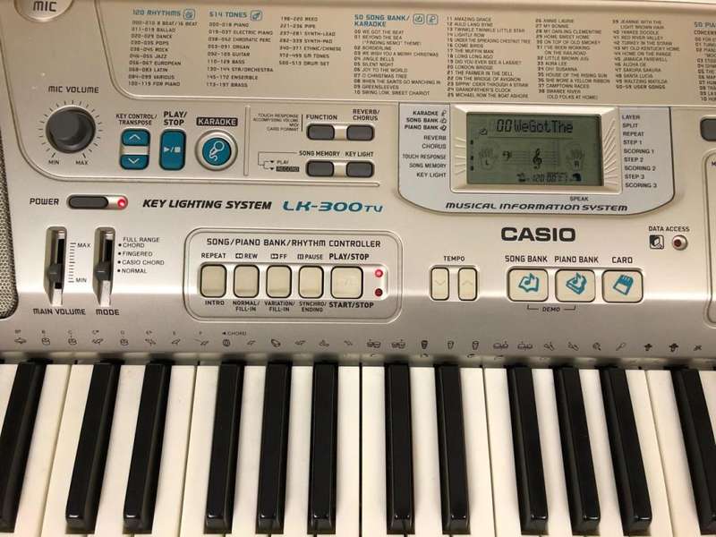 CASIO LK-300TV Keyboard