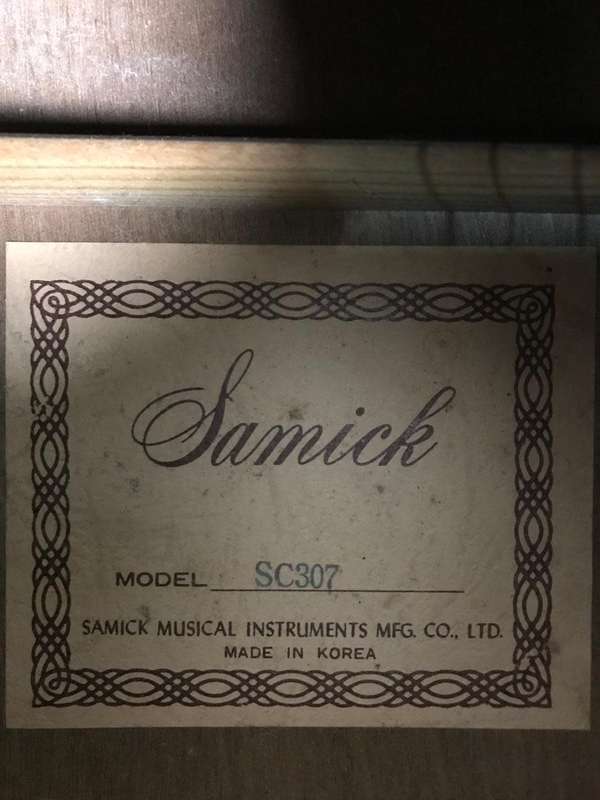 Samick SC307 Classical Guitar